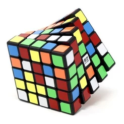 Cubo Mágico 5x5 QiYi QiZheng Preto Adesivado Profissional