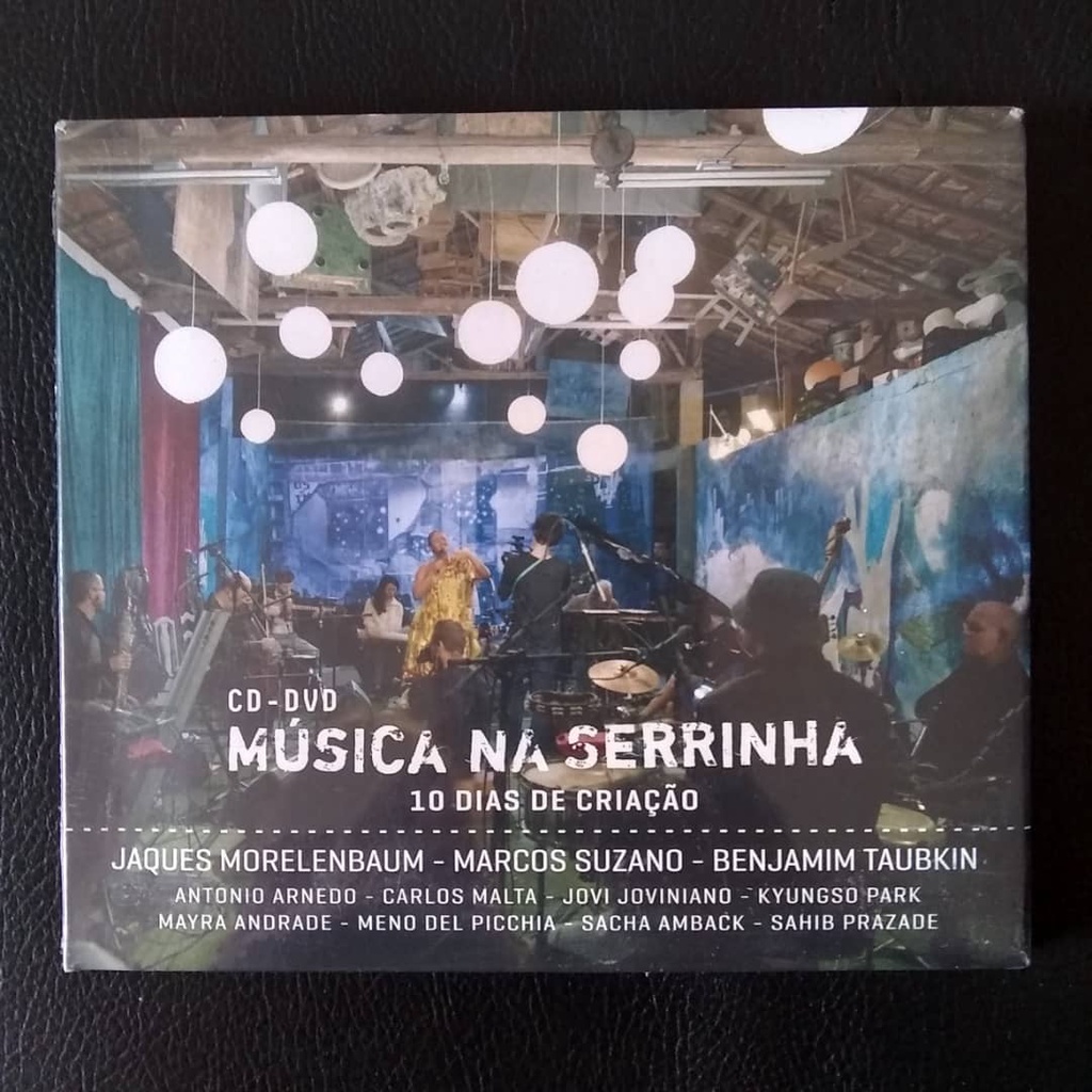 CD DVD Música Na Serrinha 10 Dias De Criação Lacrado 2017 Jaques Morelenbaum