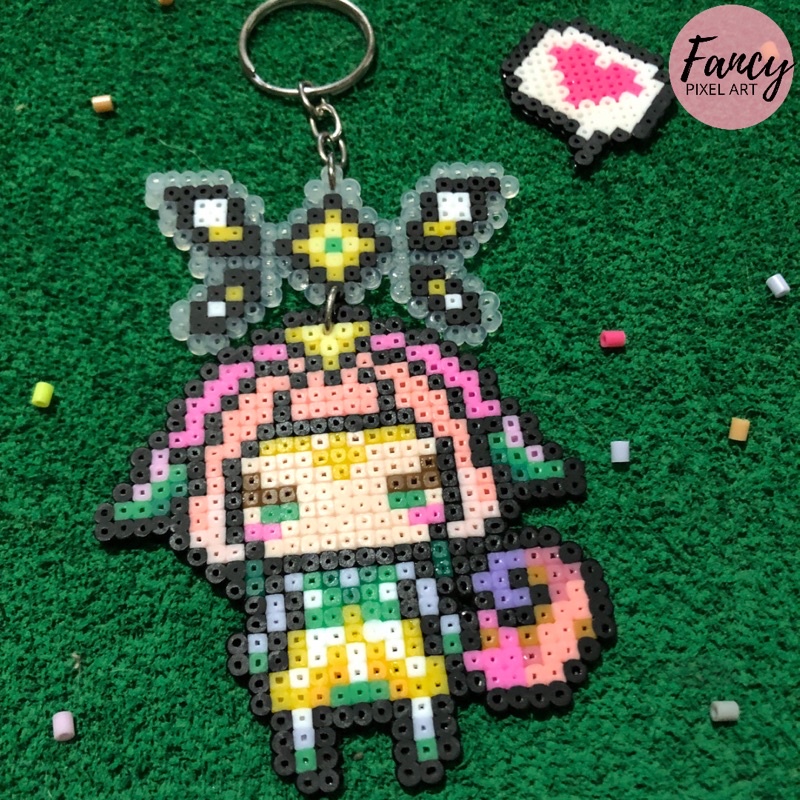 Chaveiro Neeko Guardiã Estelar Hama Beads Perler Beads Pixel Art Shopee Brasil