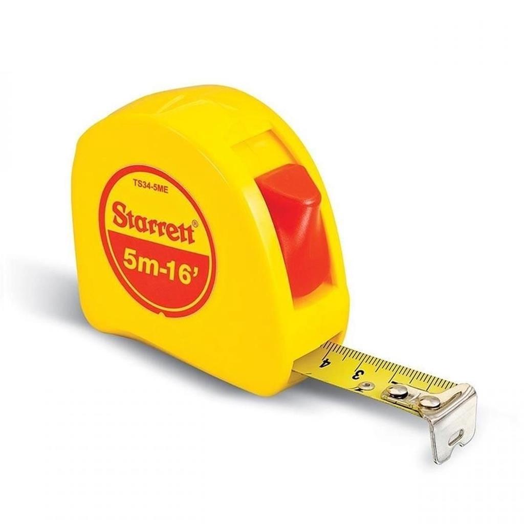 Trena De Bolso Profissional 16 Polegadas 5 Metros Starrett - Home & Living
