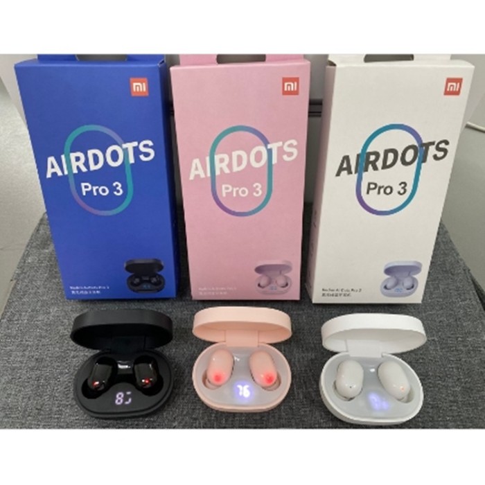 Fone De Ouvido Modelo Airdots Pro 3 Tws Wireless Com Bluetooth 5.2 Stereo