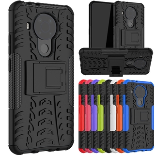 Nokia 5.4 / Nokia 3.4 Case Hybrid Armor Shockproof Kickstand Protective Phone Cover Case