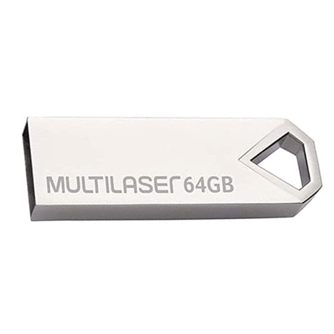 Pen Drive Usb Metálico, Prata, 64 G 32 gb 16gb 8 gb