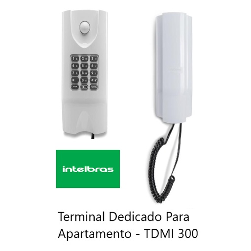 Interfone Dedicado Para Apartamento Tdmi 200 - 300 Intelbras em Oferta na Shopee
