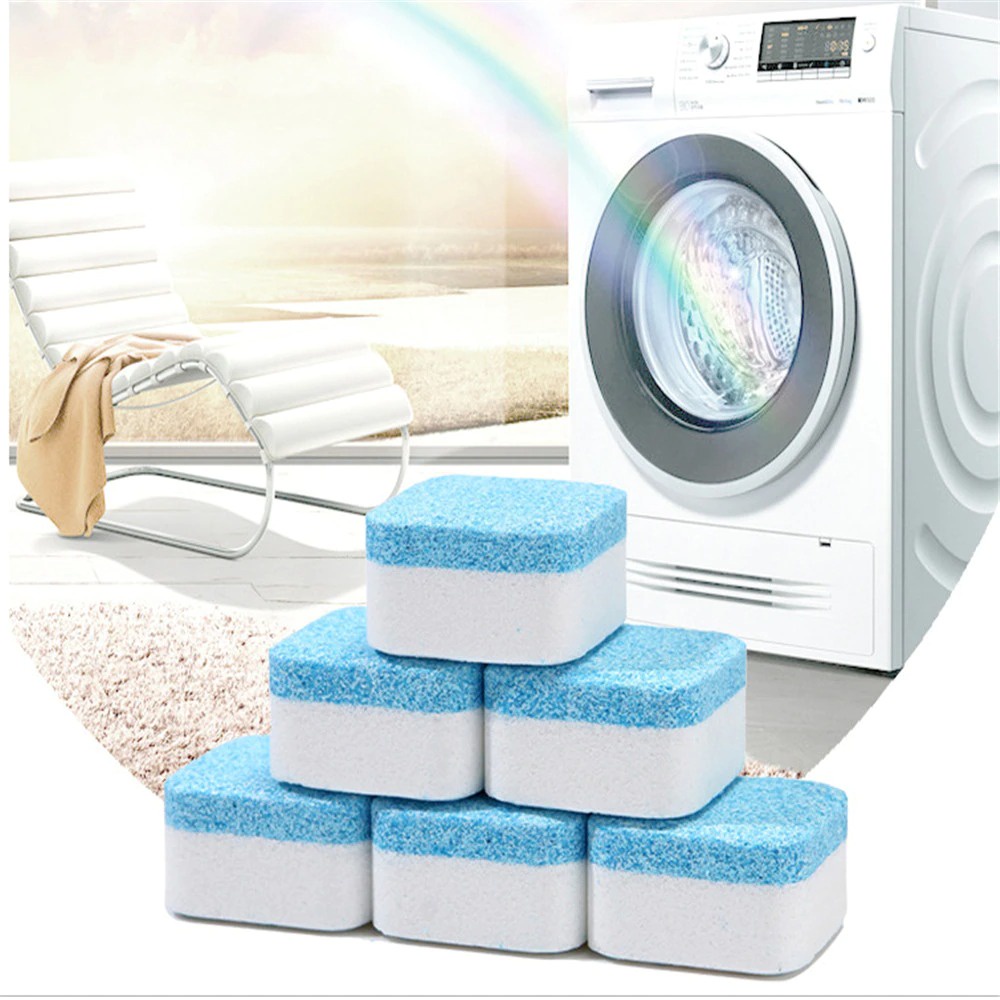 20 Pcs Pastilha Tabletas Limpar Higienizar Máquina Lavar 