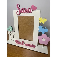 Porta Retrato Jardim Encantado - Personalizado