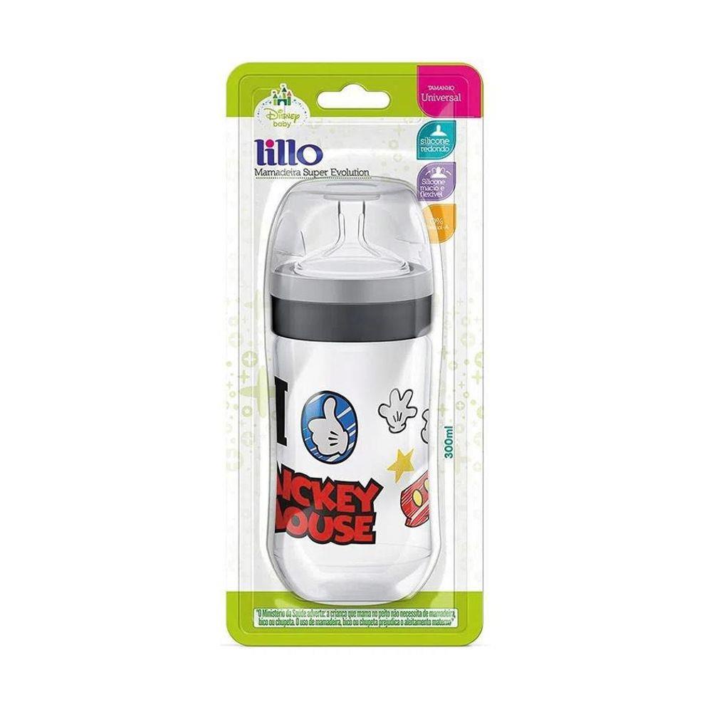 Mamadeira Evolution Disney 300ml +6m Mickey Lillo Original