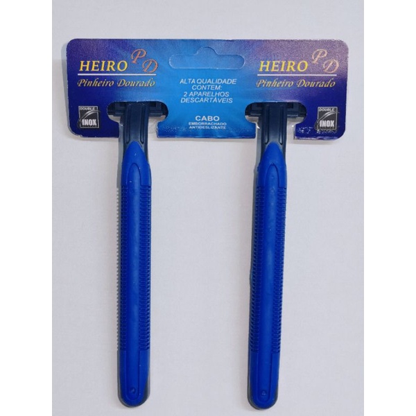 Par de Aparelho De Barbear, Barbeador descatavel HEIRO com 3 lâminas promoção