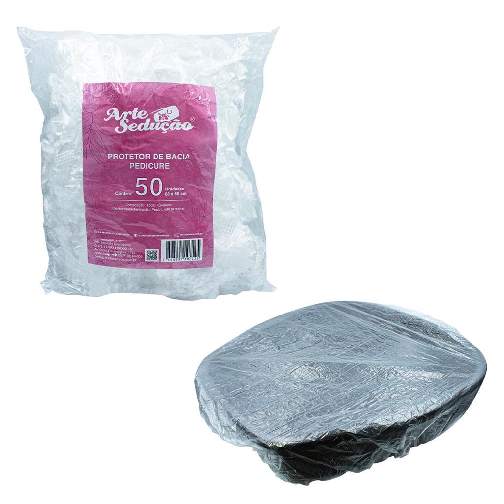 Kit 50 Protetor de Bacia Pedicure Descartável 68x68 cm Arte Sedução Pés Podologia Spa Salão em Oferta na Shopee
