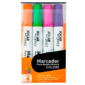 Marcador Para Quadro Branco Colors - Jocar Office- em Oferta na Shopee