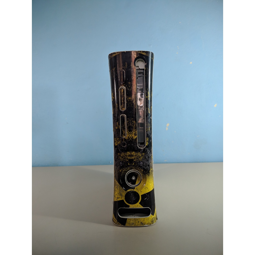 Xbox 360 Arcade Fat Branco Bloqueado Completo Pode Ser Seu Corre Que