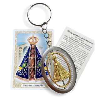 Chaveiro de Nossa Senhora Aparecida com Oraçao #1
