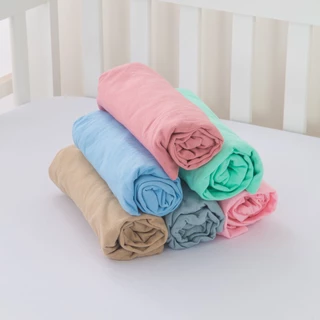 Lençol Para Berço Malha Com Elástico Padrão Americano 100% Algodão Macio Bebê Enxoval Quarto Menino