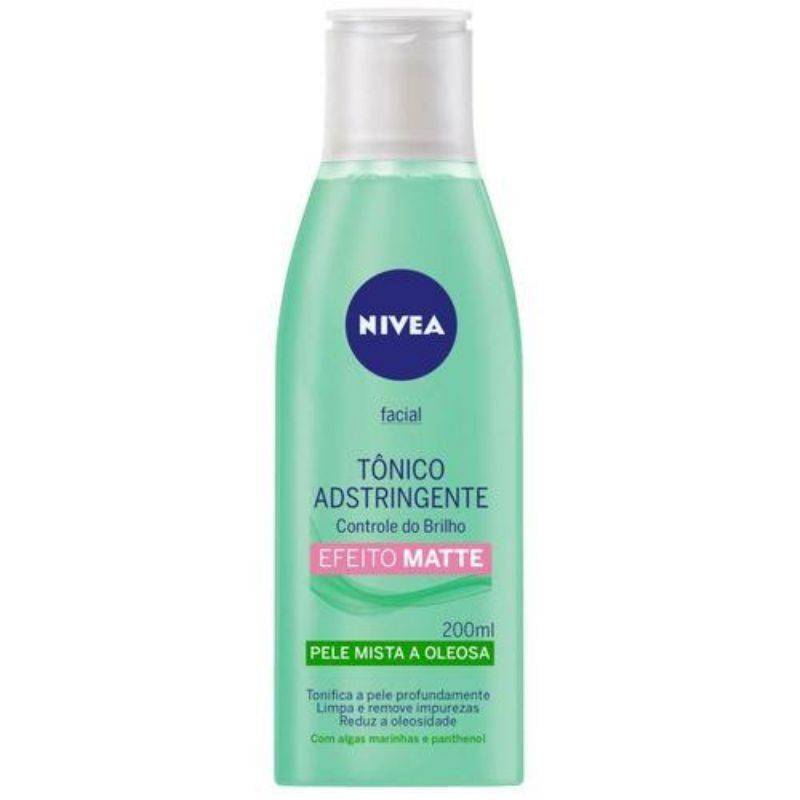 NIVEA Tônico Adstringente para Limpeza Facial Controle do Brilho 200ml