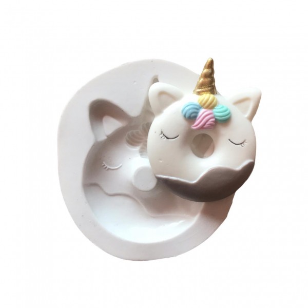 Molde De Silicone Rosquinha Unicórnio Molde Para Confeitaria Molde Para Biscuit 788