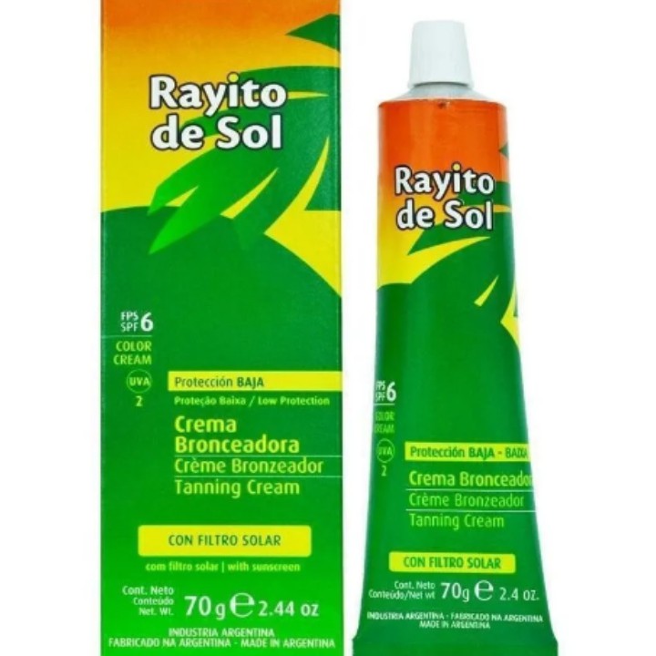 BRONZEADOR RAYITO DE SOL 70g ORIGINAL