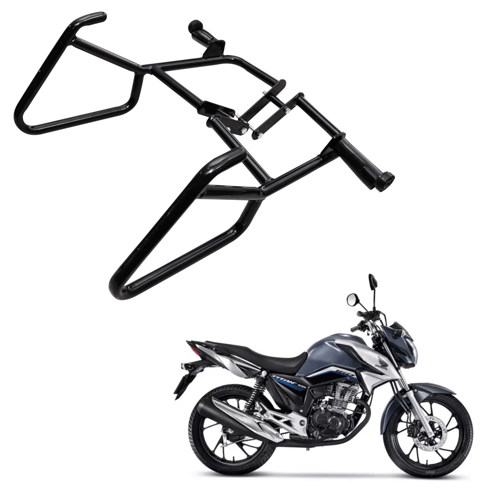 protetor-motor-carenagem-honda-titan-160-fan-160-com-pedaleira-gmb