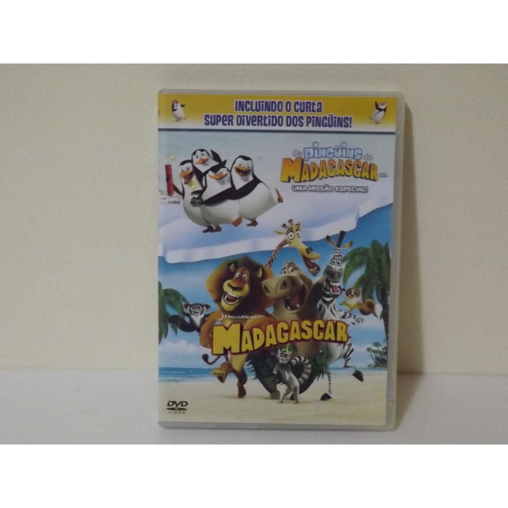 DVD Os Pinguins de Madagascar em Uma Missão Espcial