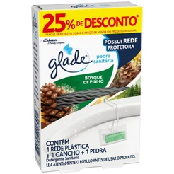 Pedra Sanitaria Glade Bosque de Pinho Grátis 25% de Desconto