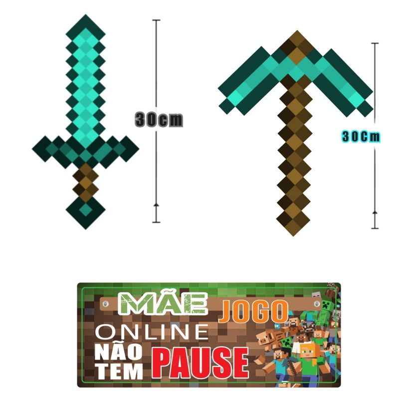 Kit Ferramentas gamer pixel com placas