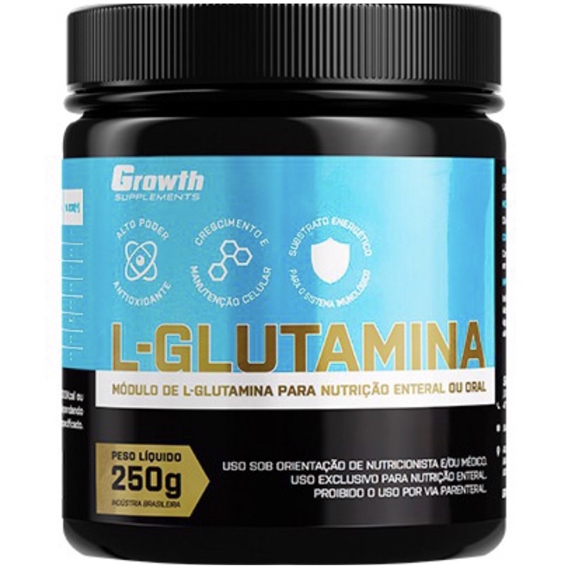 L - Glutamina 250g - Growth Suplementos