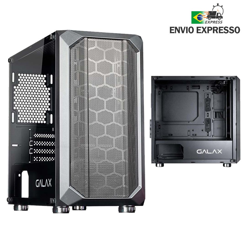 Gabinete Gamer Galax Nebulosa, Preto - GX700 | Shopee Brasil