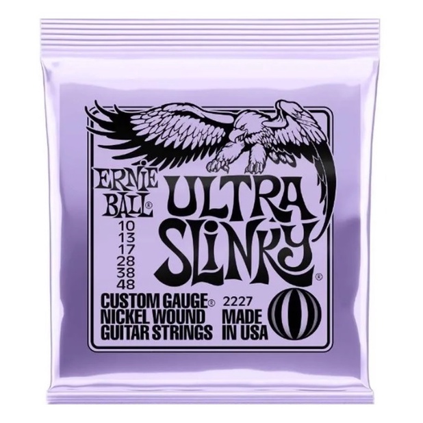 Encordoamento Cordas Ernie Ball Guitarra .010 Ultra Slinky 2227 + 2 Palhetas — imagem 2 de 2