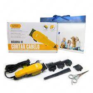 Cortador De Cabelo Knup Qr-8918 Amarelo- 110v-220V Ultra Barber