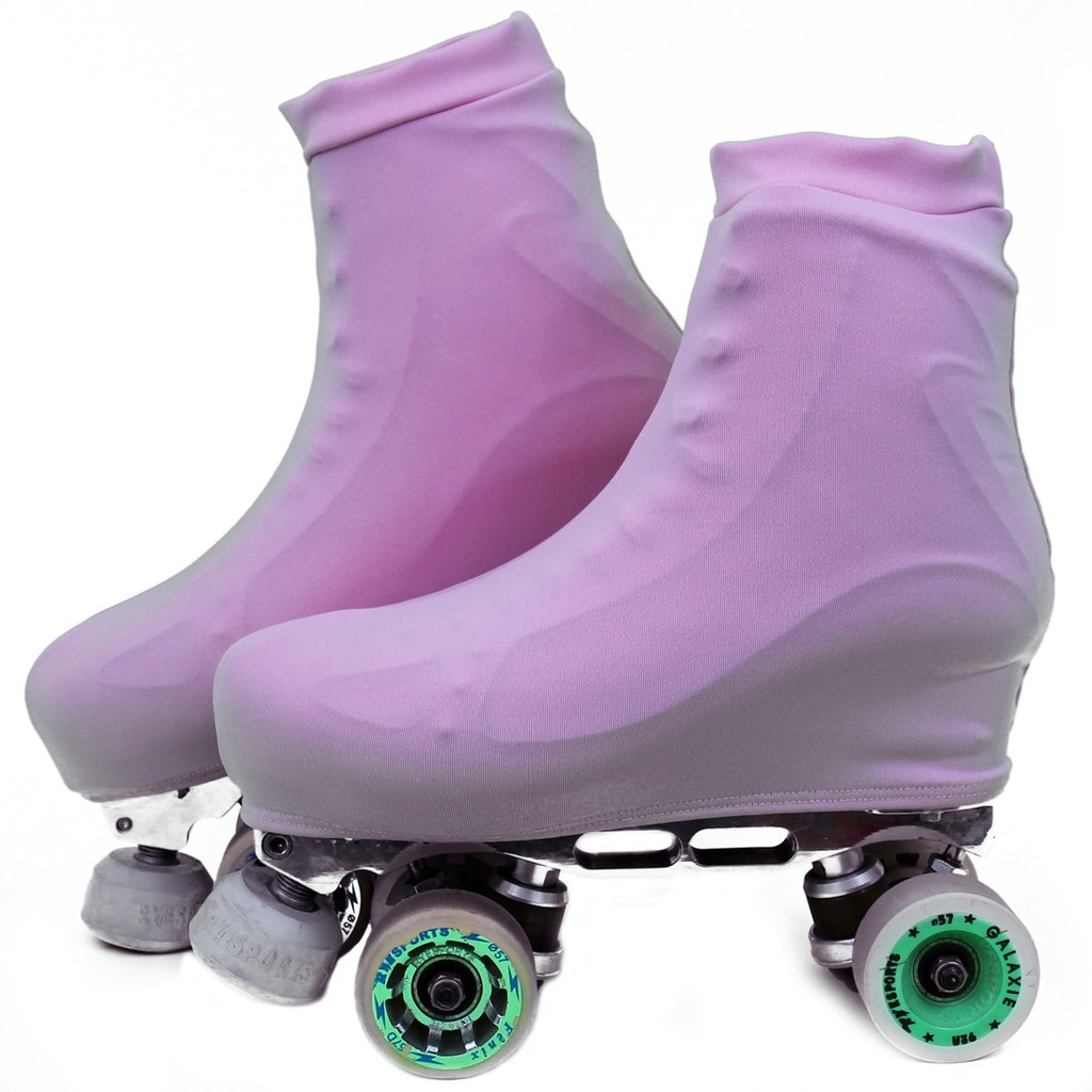 Polaina Cobre Botas Para Patins Patinashow Rosa Bebê