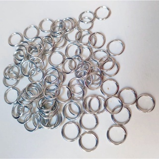 100 Argolas Elo para Chaveiros Prata | Bijouterias | Pingente em Oferta na Shopee