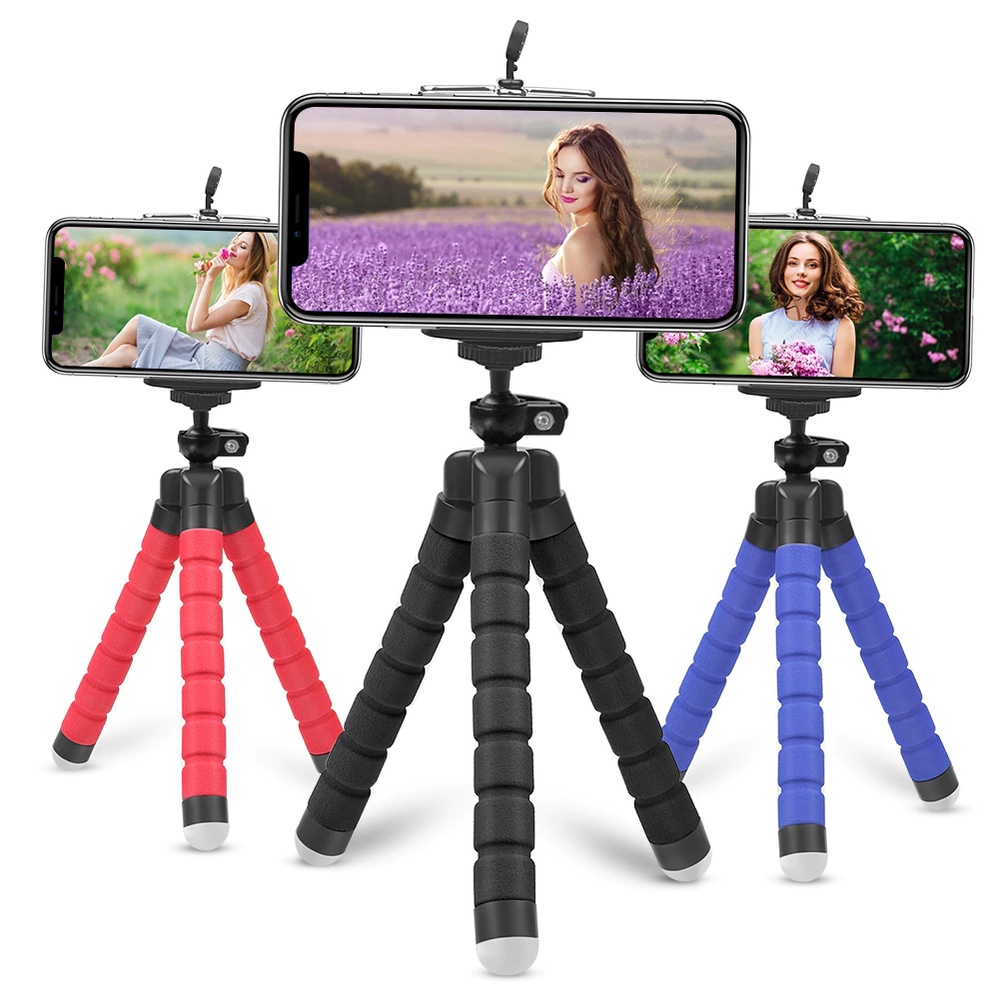 Mini Tripé Suporte universal Flexível Para Celular Máquina Fotográfica Projetor Articulado