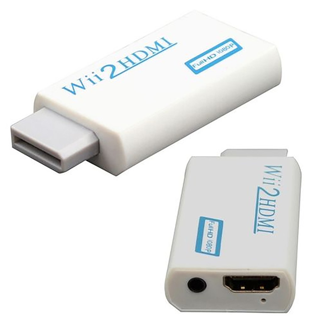 Adaptador Conversor Nintendo Wii Para Cabo Hdmi 1080p Fullhd