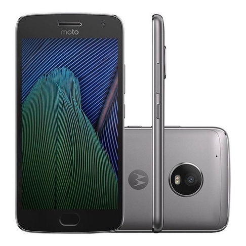 Moto G5 Plus 64 Gb Cinza-lunar 4 Gb Ram + Brinde