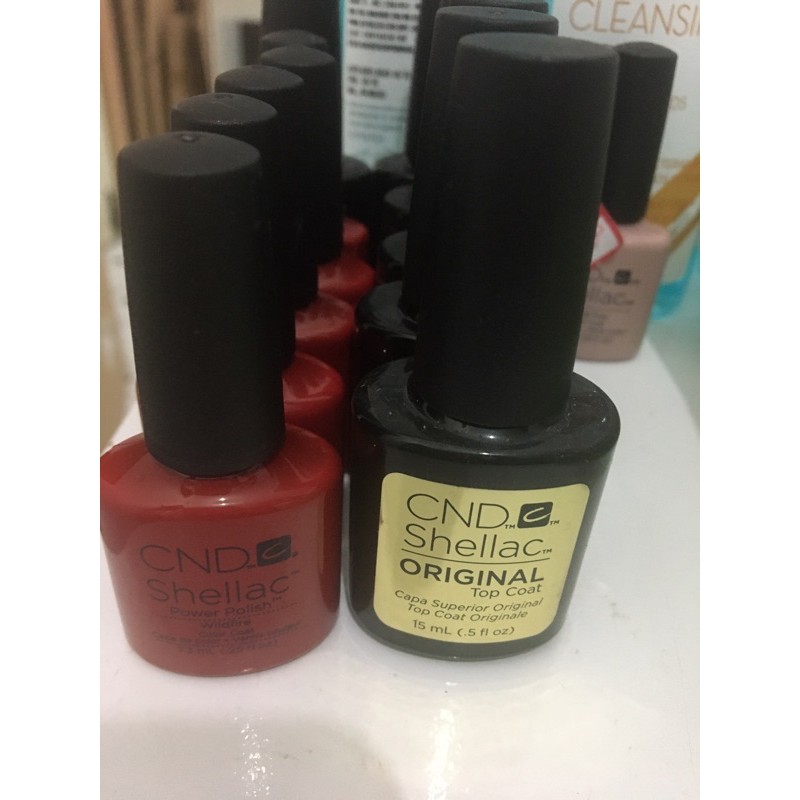 cnd shellac power polish top coat