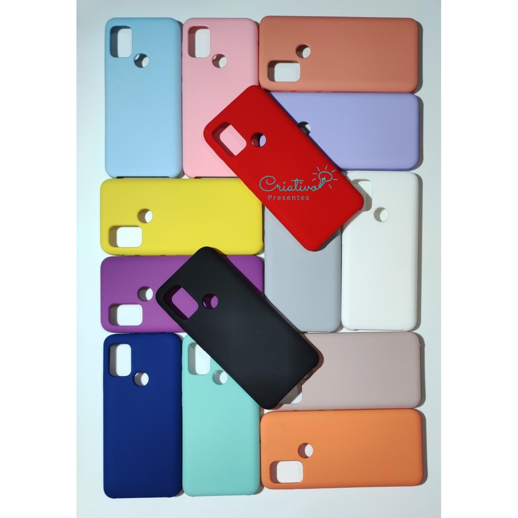 Capa de celular Motorola G10 / Moto G10 Power Silicone com Interior Aveludado FECHADA Macia TPU
