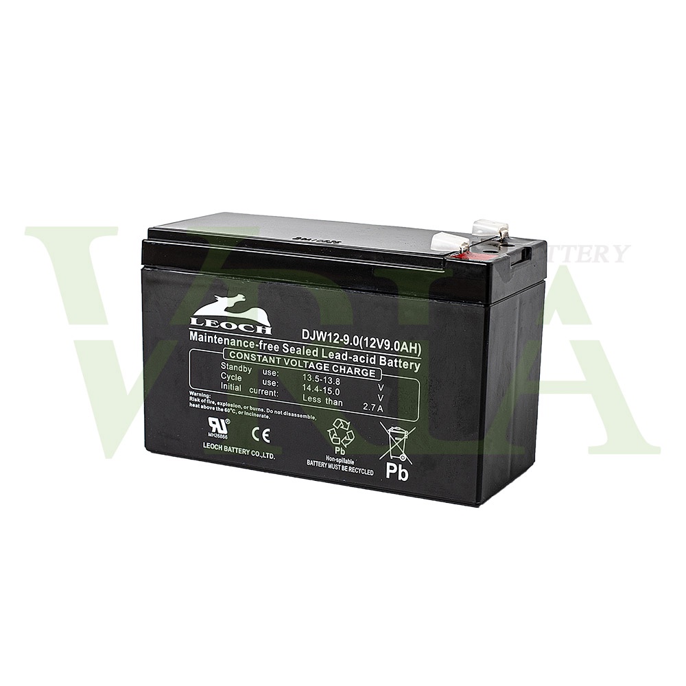 รูปสินค้า แบตเตอรี่ Leoch สำรองไฟ 12V 9.0AH แห้ง