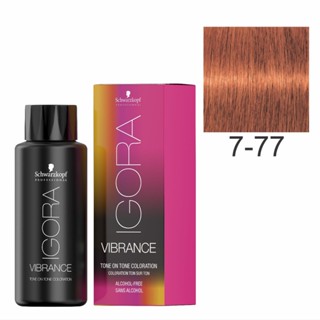 Tonalizante Liquido Igora Vibrance 7-77 Schwarzkopf 60g em Oferta na Shopee