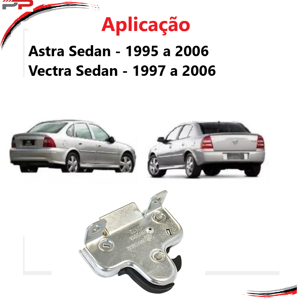 Fechadura Porta-Malas Pré-Disposta Elétrica Vectra 97 A 05 - Spare Parts and Accessories for Vehicles