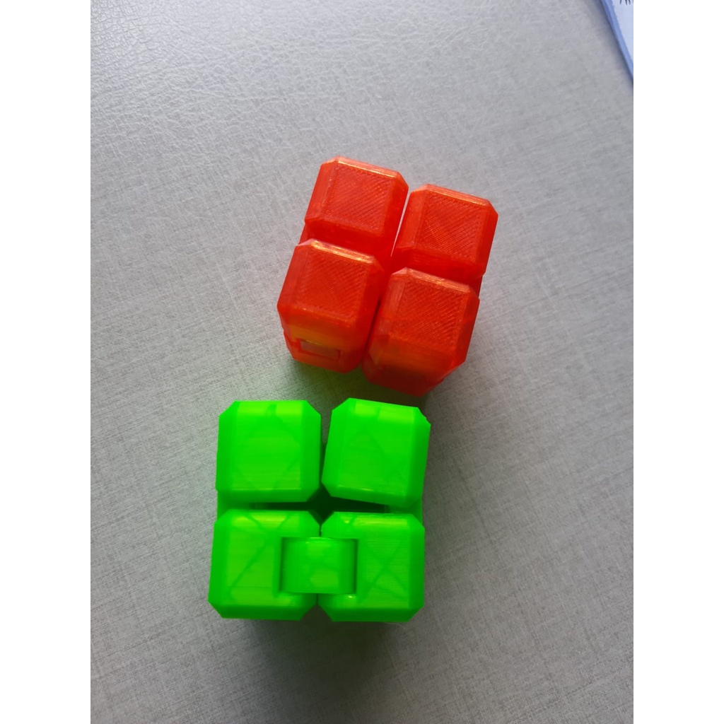Infinity Cube - Fidget Cube - Cubo Infinito - Brinquedo Antiestresse - Impressão 3D