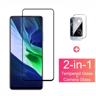 Película de Vidro 9D 2 Em 1 Para Infinix Note 10 Pro Note 10 8 8i 7 Hot 10 10s 9 Play Zero 8 8i