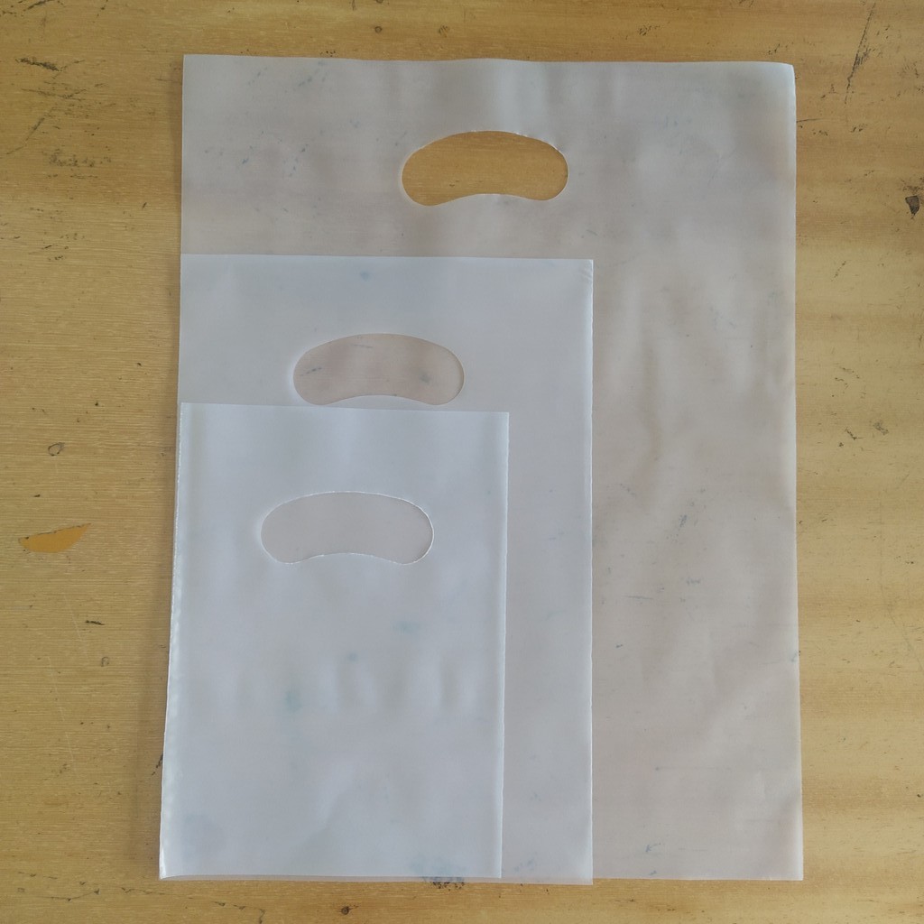 1kg de Sacola Plástica Boca de palhaço  Vazada  triste - Transparente Fosca - 1° Linha - Tratada em Oferta na Shopee