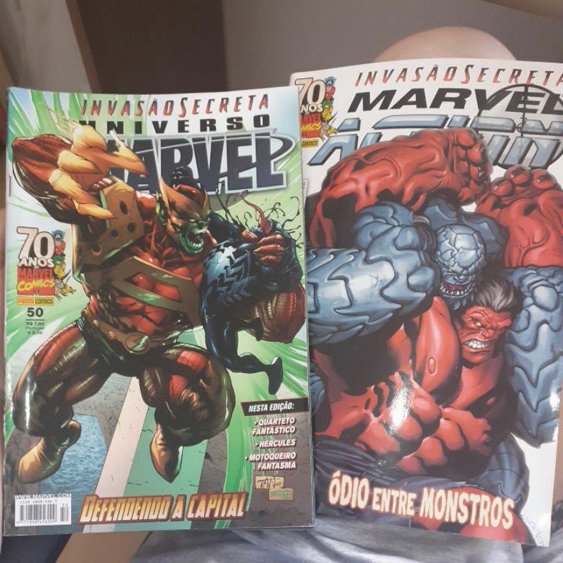 Invasão secreta Marvel 70 anos Volumes avulsos