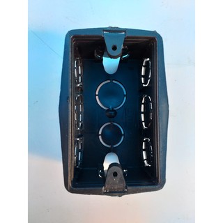 CAIXA DE LUZ ELETRICA DE EMBUTIR - Onça - PRETA 4X2