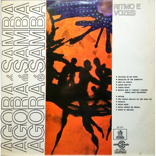 Agora É Samba Ritmo E Vozes  Lp Emi Odeon 1973 1003