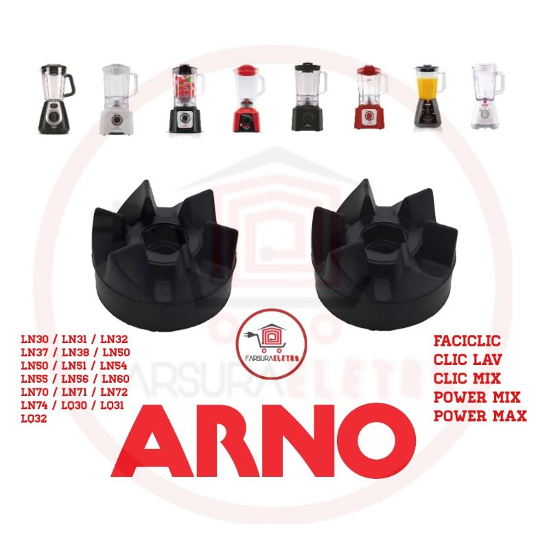 2x Arraste do Copo Liquidificador Arno Power Max / Power Mix / Faciclic Pro em Oferta na Shopee