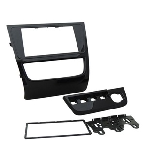 Moldura 2 Din Volks Gol, Voyage, Saveiro, G6 - Black Piano em Oferta na Shopee