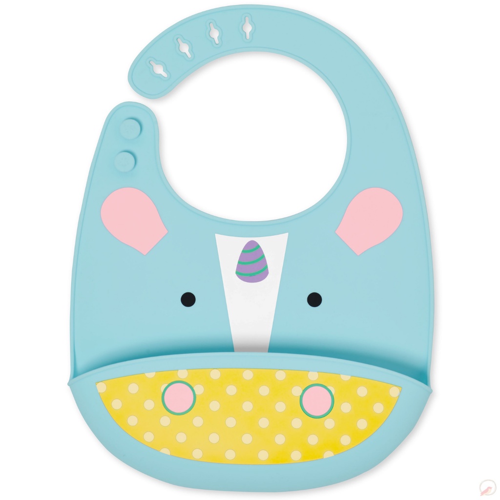 Babador Silicone Skip Hop Zoo Premium Original Unicornio