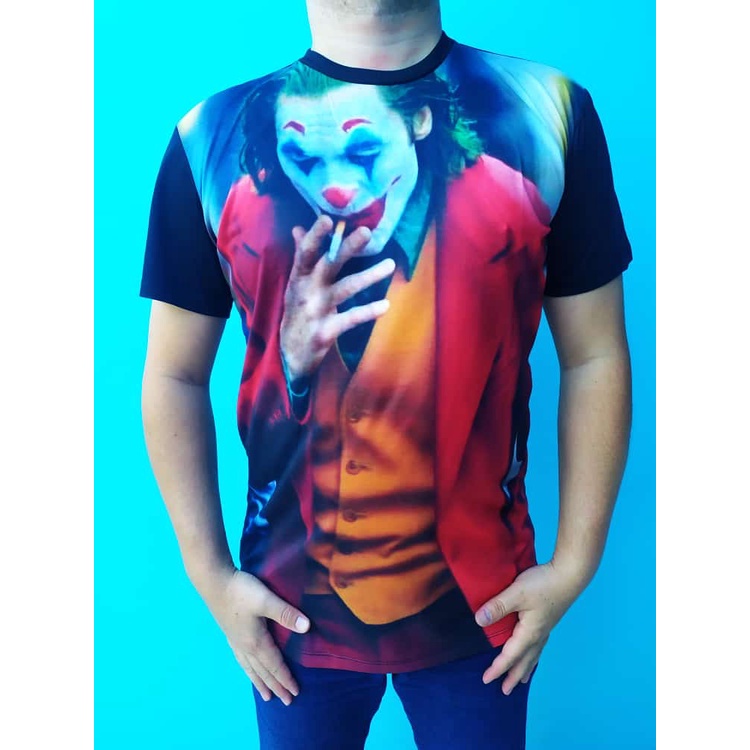 Camiseta Maloka Estampa Palhaço Coringa The Joker Favela