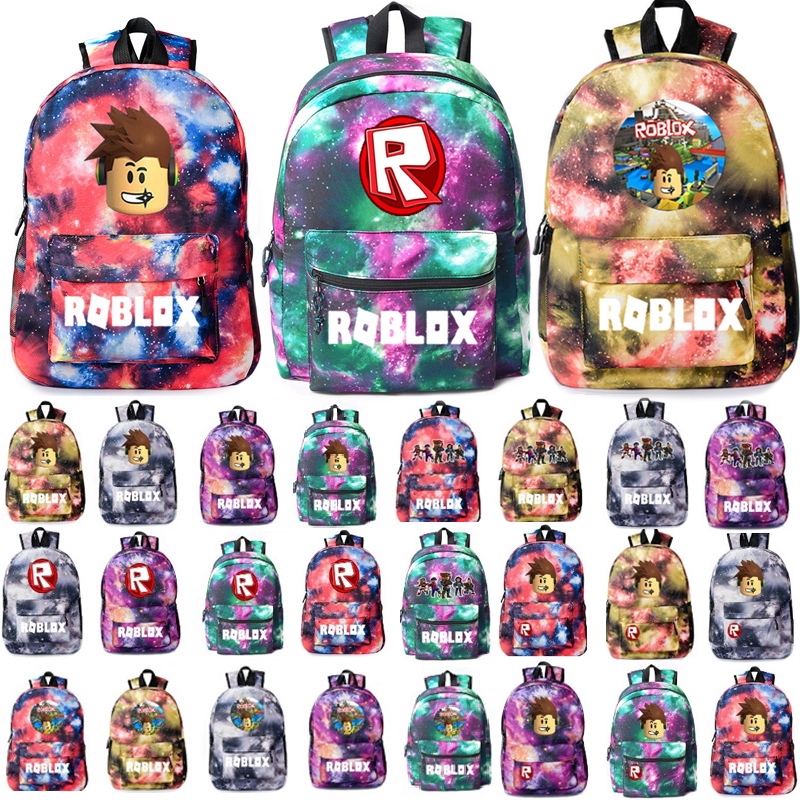 Jogo Roblox Impressao Mochila Star Sky Unisex Schoolbag Travel Backpack Bag Shopee Brasil - roblox mais backpack