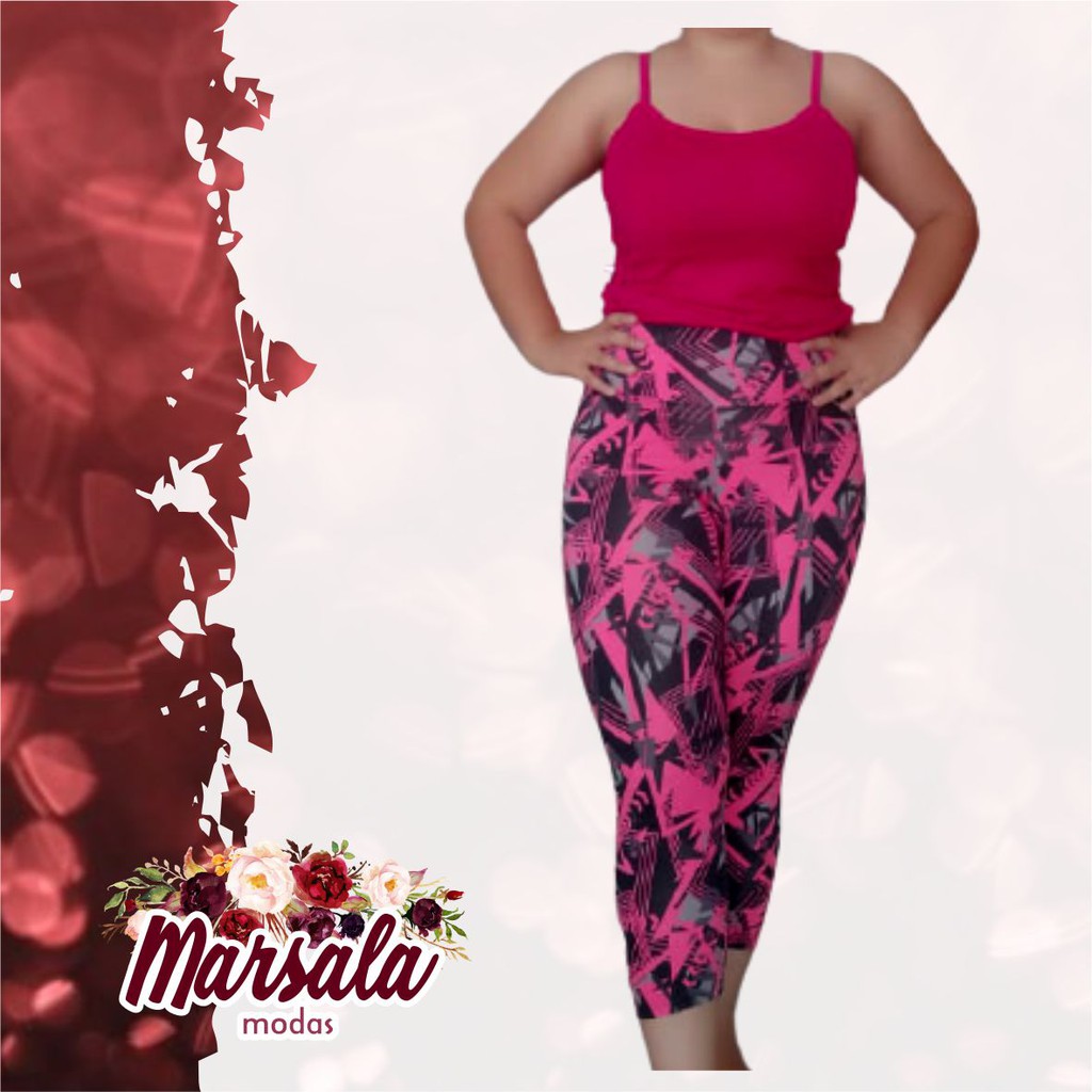 Calça para academia caminhada legging capri ciclista fitness academia suplex Moda Feminina 2021 Promoção